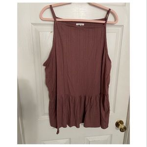 Maurices Size 2 Mauve Pendulum Tank